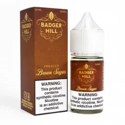 BADGER HILL RESERVE SALT Brown Sugar Tobacco E-Liquid