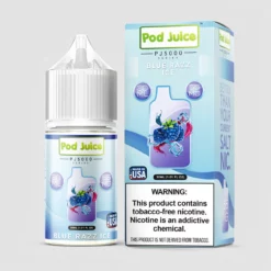 Blue Razz Ice - Pod Juice PJ5000 Series Salt Nic Salt 30mL