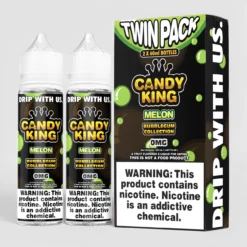 CANDY KING BubbleGum Collection - Melon 120ml Twin Vape Pack
