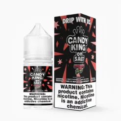 CANDY KING on SALT - Strawberry Pop Drops Nicotine Salt 30ML