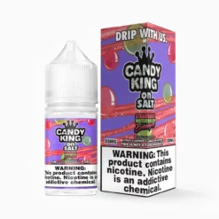CANDY KING on SALT - Strawberry Watermelon Gum Nic Salt 30ML