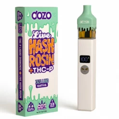 Dozo Solventless Live Hash Rosin + THC-P - 3.5g Disposable