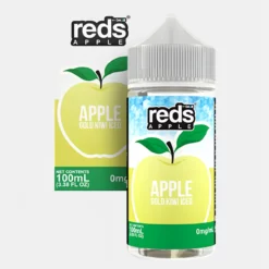 7Daze Reds Gold Kiwi Ice 100mL Freebase Vape Juice