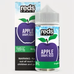 7Daze Reds Grape Ice Vape Juice 100mL