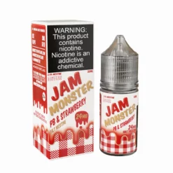 Jam Monster Salt PB & Strawberry Nic Salt 30ML Ltd. Edition