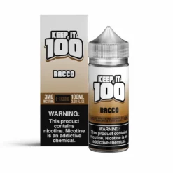 KEEP IT 100 Bacco Virginia Tobacco E-Liquid 100ML