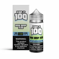 KEEP IT 100 Dew Drop ICED Menthol E-Liquid 100ML
