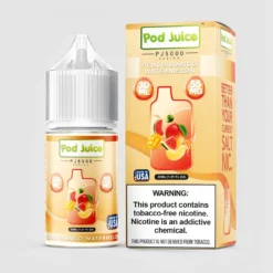 Peach Mango Watermelon Pod Juice Salts Nic Salt 30mL