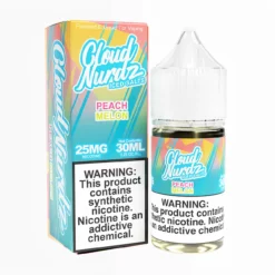 Peach Melon Ice - Cloud Nurdz Salts Nic Salt E-Liquid 30mL