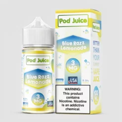 Pod Juice Blue Razz Lemonade Premium E-Liquid 100ML