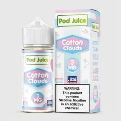 Pod Juice Cotton Clouds Cotton Candy E-Liquid 100ML
