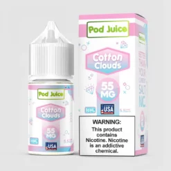 Pod Juice - Cotton Clouds Nicotine Salt 30ML E-Liquid
