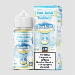 Pod Juice FREEZE Blue Razz Lemonade Menthol E-Liquid