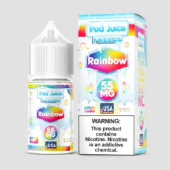 Pod Juice FREEZE Rainbow Menthol 30ML Nic Salt E-Liquid