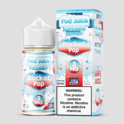 Pod Juice FREEZE Rocket Pop Menthol E-Liquid 100ML