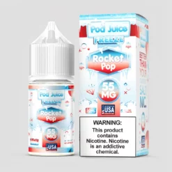Pod Juice FREEZE SALT Rocket Pop Nicotine Salt E-Liquid