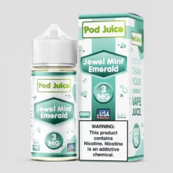 Pod Juice – Jewel Mint Emerald – Cool Mint E-Liquid 100ML