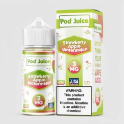 Pod Juice Premium Strawberry Apple Watermelon 100ML E-Liquid