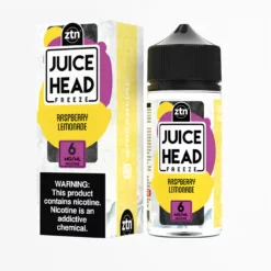 Juice Head Series Raspberry Lemonade Freeze Vape Juice 100mL