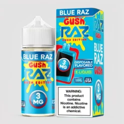 RAZ Blue Raz Gush Blue Raspberry E-Liquid 100mL