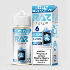 RAZ Jolly Blue Razz Ice Menthol E-Liquid 100ml