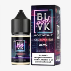 Strawberry Kiwi Ice by BLVK TFN Pink Salt 30mL Nicotine Salt