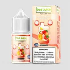 Strawberry Mango Pod Juice Salts 30mL Nicotine Salt E-Liquid