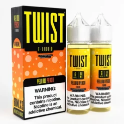 TWIST E-Liquid - Yellow Peach Peach Lemonade 120ml Twin