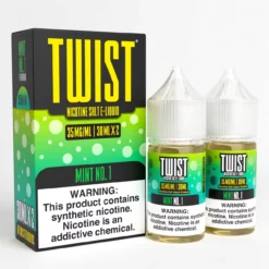 TWIST Mint No.1 Sweet Mint Nic Salt - 60ML Twin Pack
