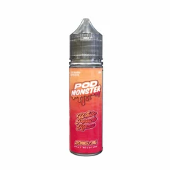 Pod Monster Salts Nic Salt E-Liquid - White Peach Razz 60mL