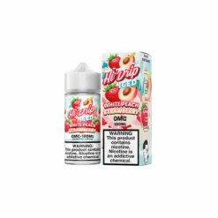 White Peach Strawberry Ice | Hi-Drip | Freebase E-Liquid
